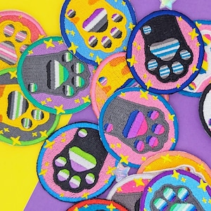 LGBTQA Pride Cat Paws Patches