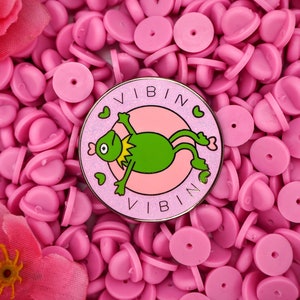 Kermie Vibin' Enamel Pin