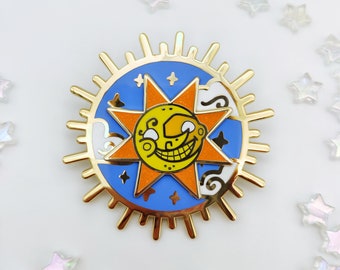 Sundrop FNAF Five Nights At Freddys Spinner Enamel Pin