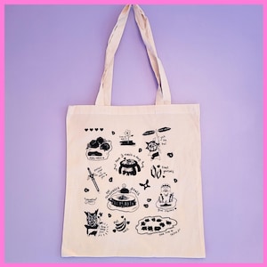 Legend Of Zelda, Breath Of The Wild, Tears Of The Kingdom, Korok Self Care Beige Tote Bag, Satchel, Side Bag for Fashion, Cosplay, Gifts