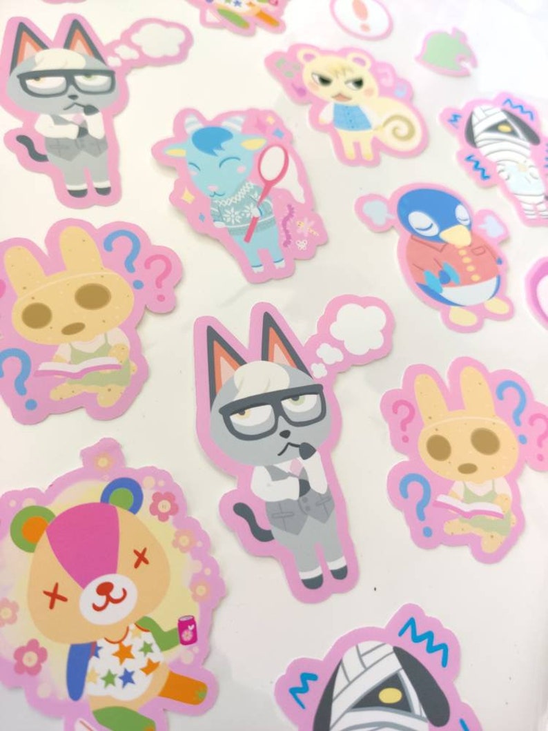ACNH Stickers Etsy