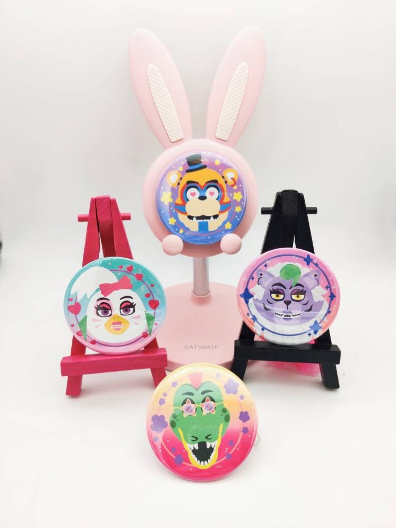 Main 4 FNAF Security Breach Badge Set Etsy Ireland