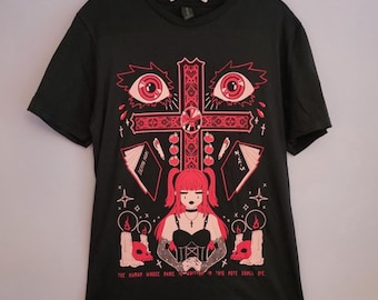Camiseta de chica gótica