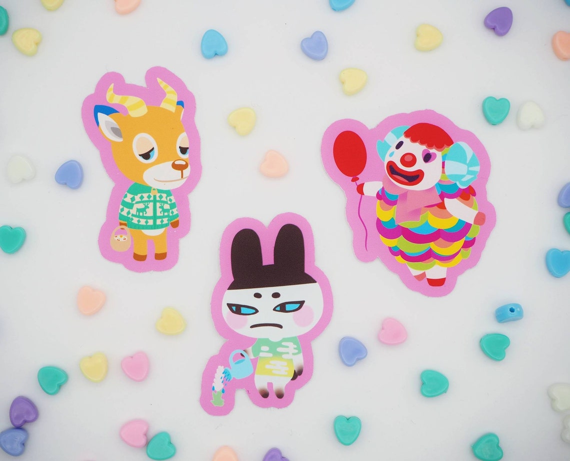 Animal Crossing Stickers Etsy