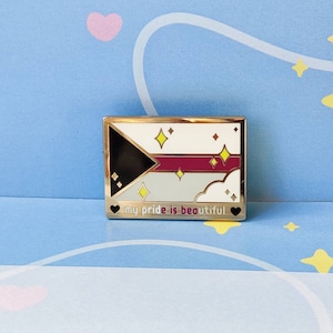 Demisexual LGBTQIA Enamel Pin