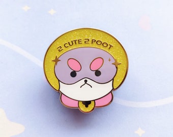 Cute Helmet Cat Enamel Pin