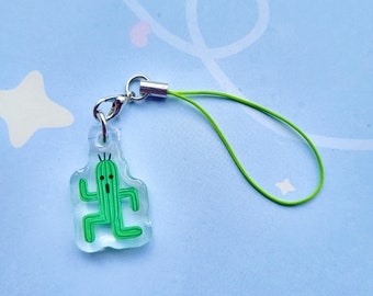 Cactuar Final Fantasy Phone Charm