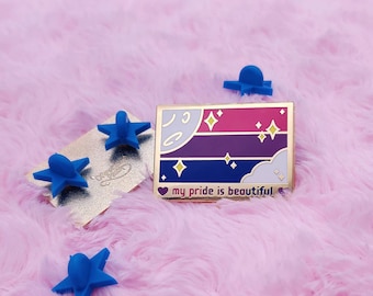 Bisexuell Bi LGBTQIA Emaille Pin