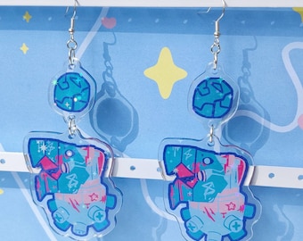 Arcane Jinx Powder Bomb Acrylic Earrings / Charm