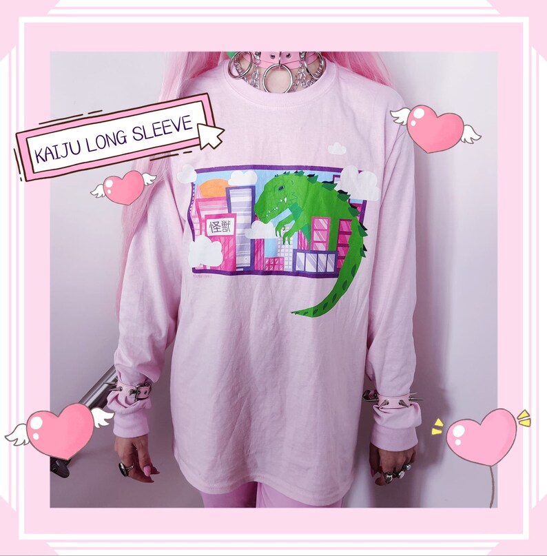 Godzilla Long Sleeve Shirt