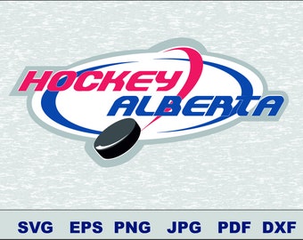 hockey alberta Svg, DFX Eps, , Vector, Cut File Silhouette Studio Cameo Cricut Design Template Stencil Vinyl Decal