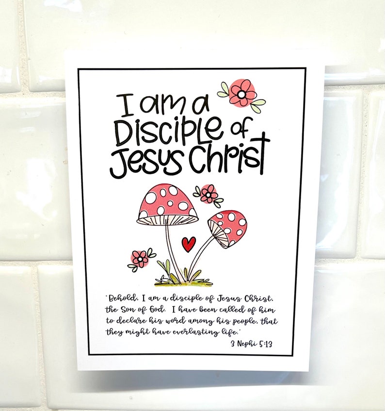 Printable 2024 Youth Scripture Theme “I Am a Disciple of Jesus Christ ...