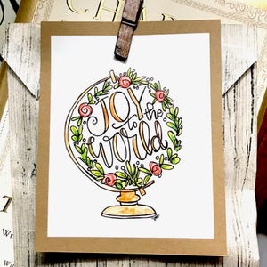 Instant Download, Joy to the World Christmas Gift Tags, Digital ...