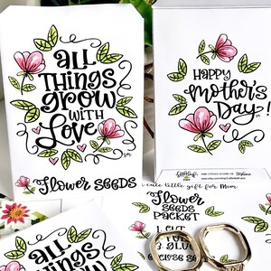 This Cute Printable Mother's Day Seed Packet is the Perfect Little Gift for Mom! Tuck in a Pack ...