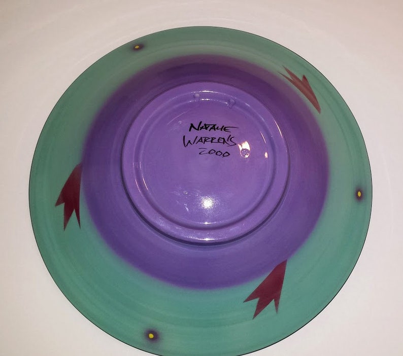 Hummingbird Art Bowl by Natalie Warrens