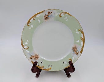 Antique CFH GDM France Limoges Plate (8 1/2") with Putti/Cherubs, Circa 1876-1882