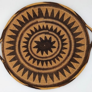 Huge Hand-Woven Papua New Guinea Tray