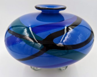 Loan Nemtoi Romanian Art Glass Small Vase - Etsy Loan Nemtoi Romanian Art Glass Small Vase - Etsy
