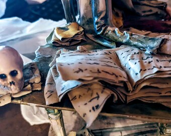 T. Moretto Lo Scricciolo Sculpture of Professor With Skull