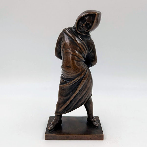 19th Century Antoine Barye Roman Jester Bronze by F. Barbedienne