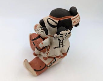 Dorothy Trujillo Cochiti Pueblo Storyteller with Football