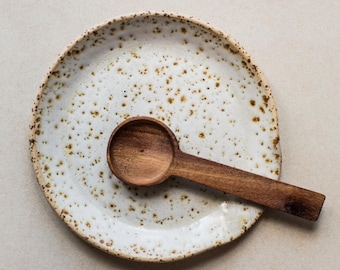 Kochlöffeluntersetzer/ Kochlöffelablage/ Steinzeug/ handgemachte Keramik/ Spoonrest