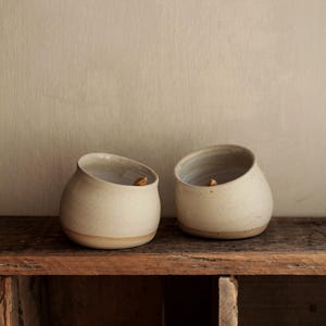 Salztopf/ Saltpot/Gewürztopf/ Steinzeug /handgemachte Keramik