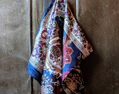 Satin Scarf Paisley Pattern Paisley Scarf Bandanna Square 35 quot x 35 quot