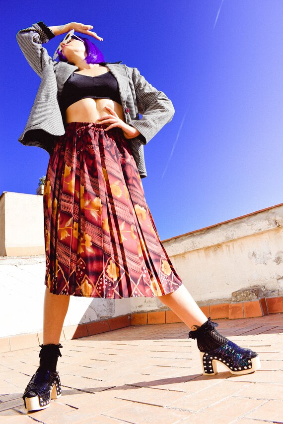 Vintage Pleated Skirt - image 5