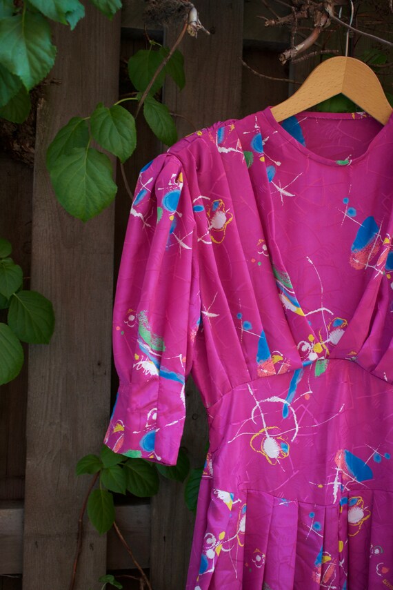 80's pink dress