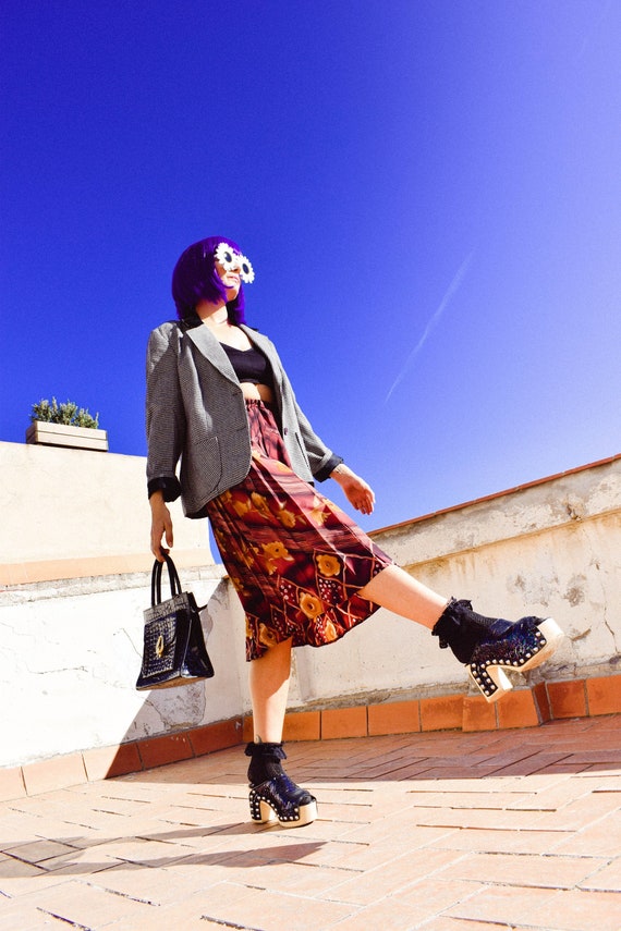 Vintage Pleated Skirt