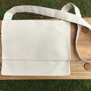 Titre de pèlerin, sac médiéval, sac de voyageur, sac en toile de coton, reconstitution, cousu main
