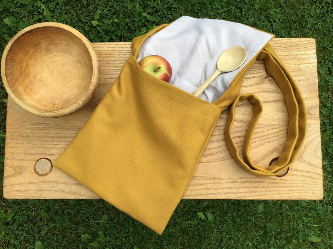 Hand Sewn Wool Pilgrim's Scrip: Medieval Reenactment Bag - Etsy