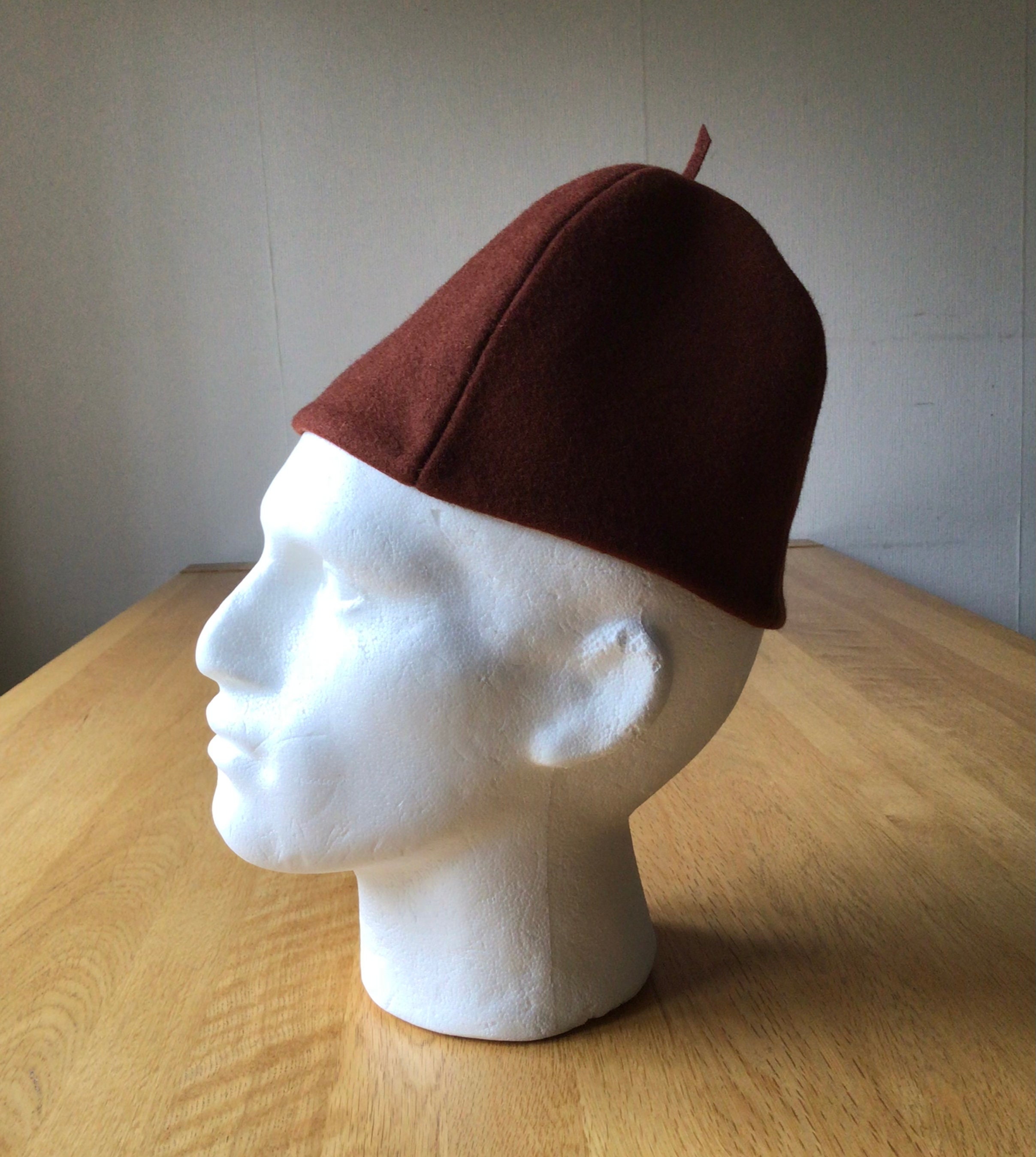 Acorn hat men's reenactment hat sugarloaf hat Tudor Etsy