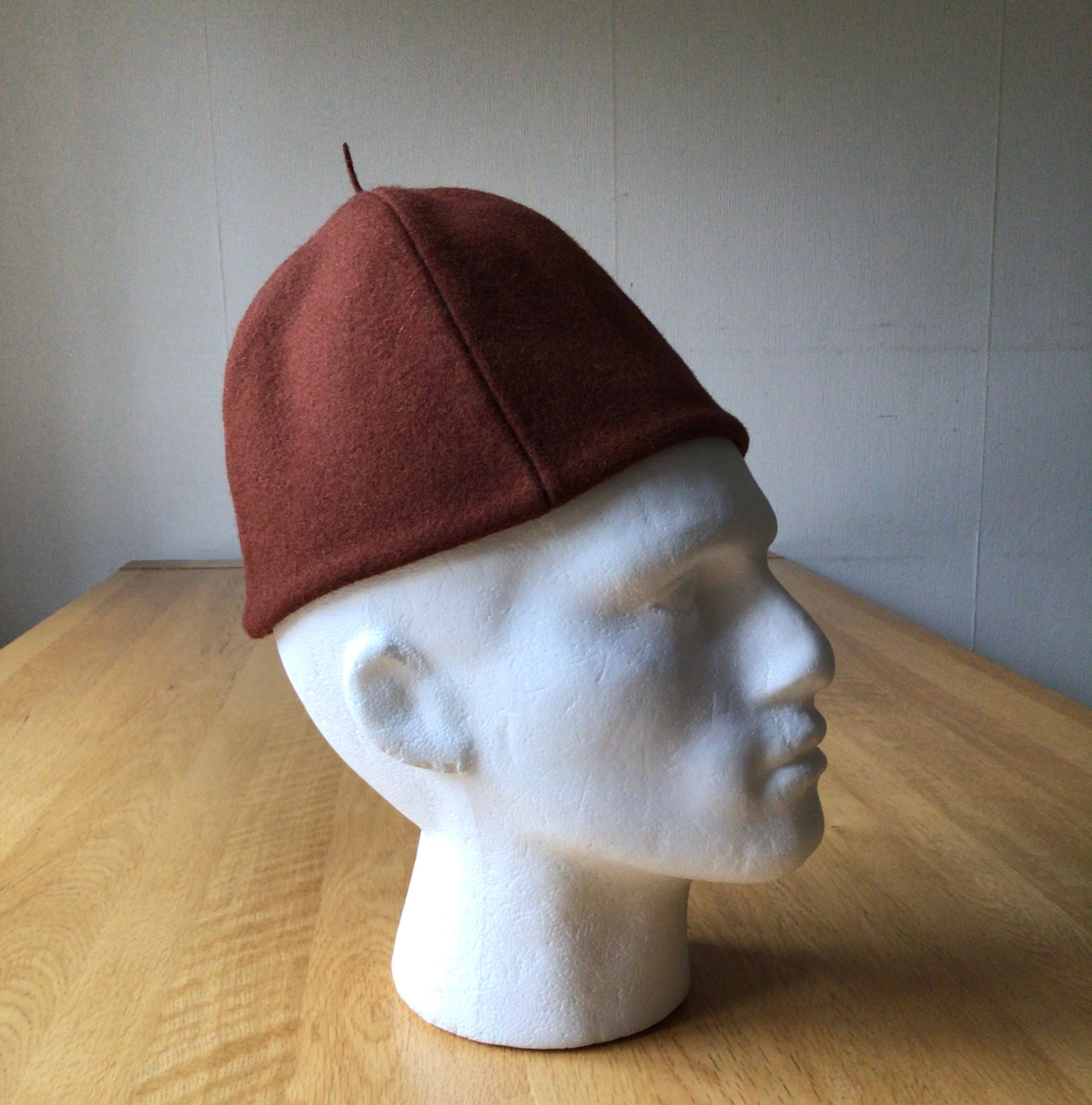 Acorn hat men's reenactment hat sugarloaf hat Tudor Etsy