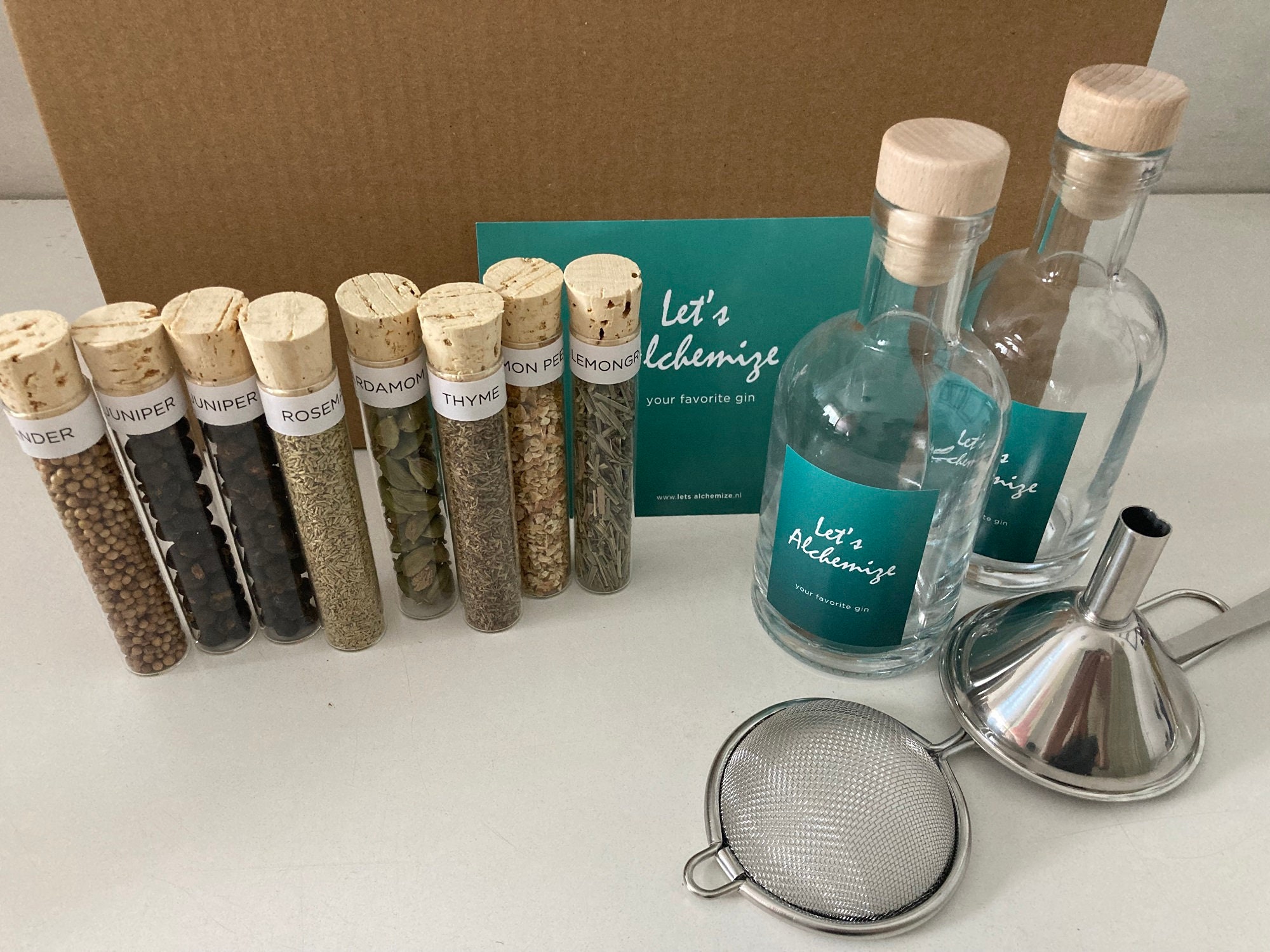 Lets Alchemize and Create Your Own Gin Complete Set 2 X Etsy UK