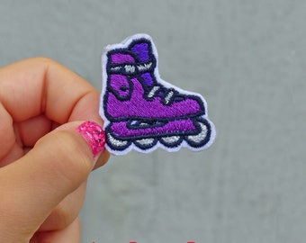 Embroidered "Roller" thermostick patch, Ecusson, Embroidered Patch, Iron on Patch, Embroidered Iron Applique