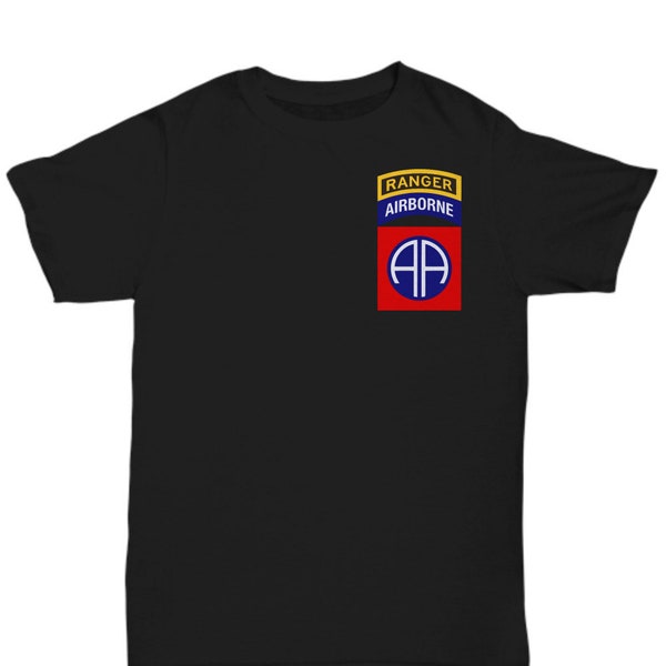 82nd Airborne Ranger Tab - 82nd Airborne Division Shirt