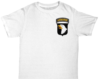 NEU US T-Shirt mit Druck 101st AirBorne Division halbarm kurzarm Unterhemd S-2XL 