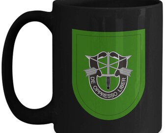 10th special forces group coffee mug 10th Special Forces Group T-shirt Roman Numeral – Humble Sundays main image 1