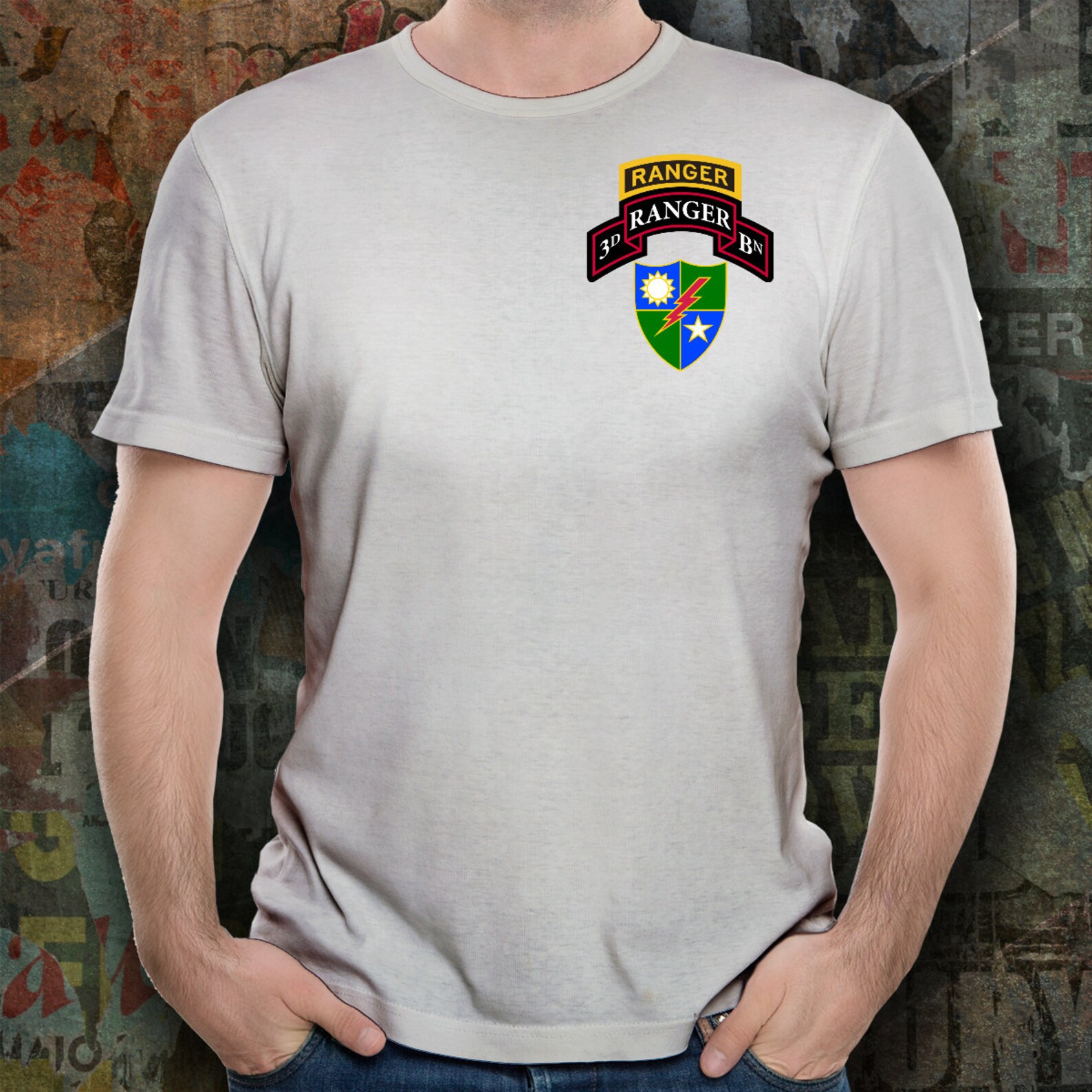 3rd Ranger Battalion Shirt - Scroll, Tab, and DUI - Army Ranger - Etsy