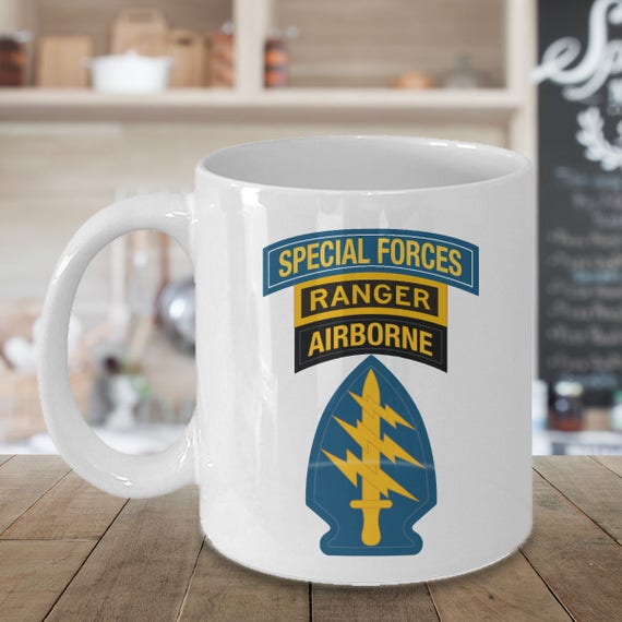 Especial Forces Taza De Café-Pestaña Ranger SF Especial Forces Taza De Café-Pestaña Ranger SF