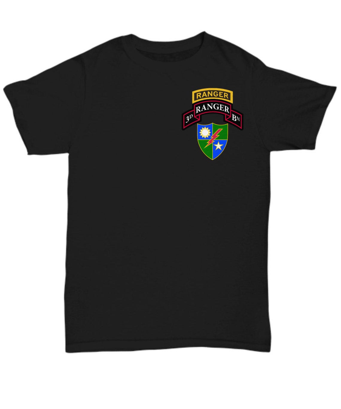 3rd Ranger Battalion Shirt Scroll, Tab, and DUI Army Ranger - Etsy
