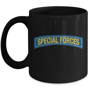 Special Forces Tab Mug - Army Gift - Army Coffee Mug - Army Special Forces - SF Coffee Mug