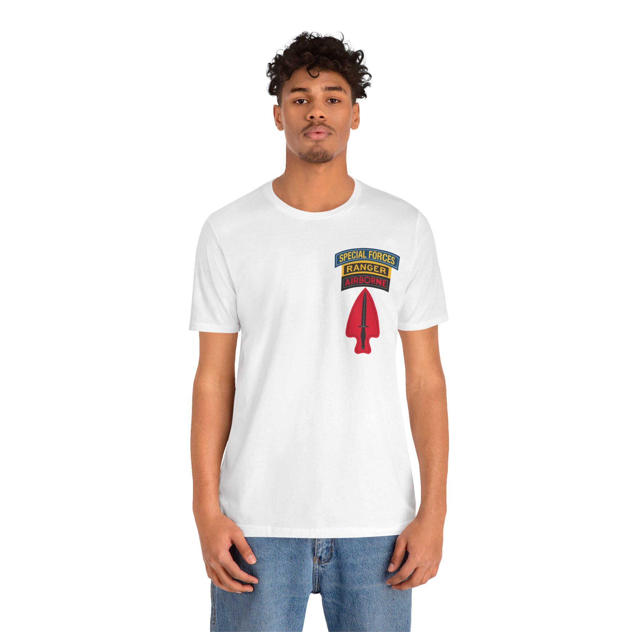 T-shirt USASOC Army Delta Force - Insigne Airborne Special Forces SFOD-D (neuf Avec étiquette)