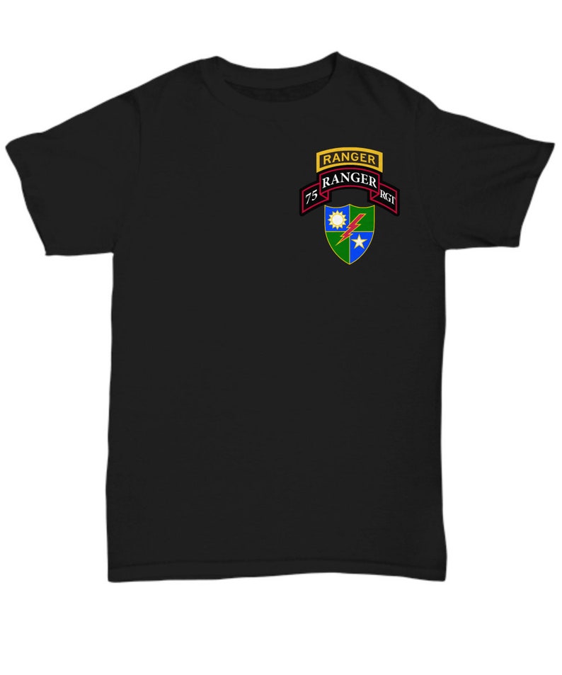 75th Ranger Regiment Shirt - Scroll, Tab, and DUI - Army Ranger - Etsy