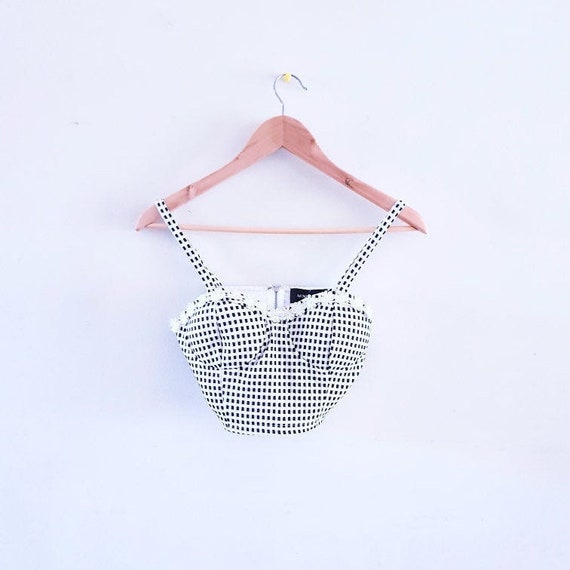 Vintage Bustier Crop Top