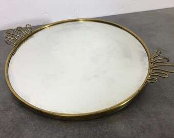 flat mirror tray