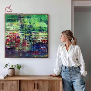 Contemporary Abstract Giclée Canvas Print | Oversized Modern Wall Decor