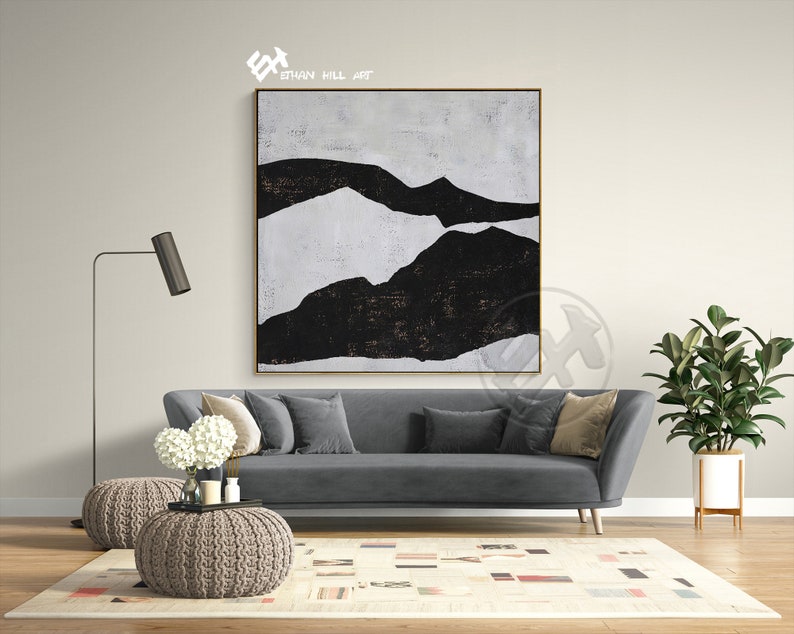 Large Landscape Wall Art Canvas Painting Ethan Hill H220S Etsy